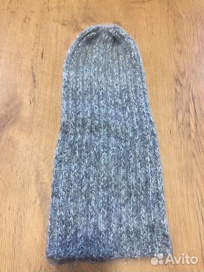 Шапка зимняя из шерсти и мохера