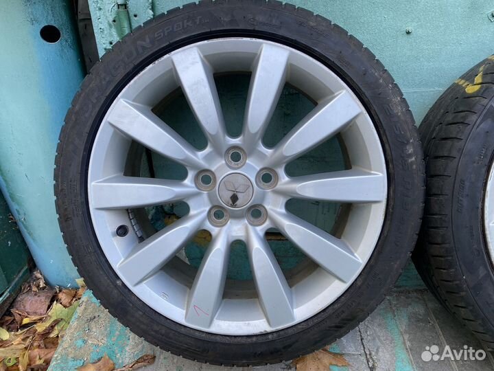 Колеса RalliArt 22 год Pirelli lancer 10 Mitsu