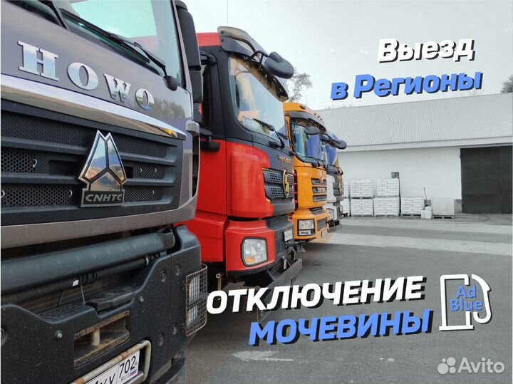 Отключение Мочевины AdBlue SCR NOX EGR DPF