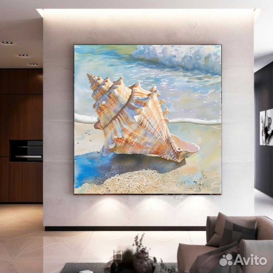 Интерьерная картина маслом Морское сокровище