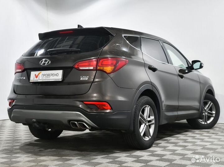 Hyundai Santa Fe 2.2 AT, 2017, 88 536 км