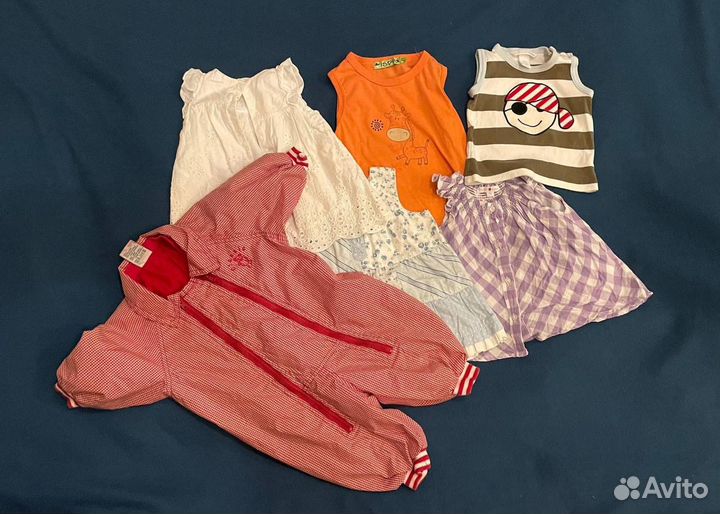 Вещи пакетом на девочку 68