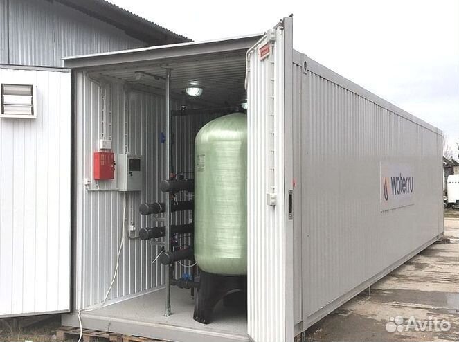 Бытовка из сэндвич панелей для водоподготовки с нд