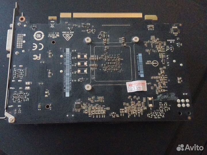 Видеокарта GeForce GTX 1050 Ti aero ITX OC 4g