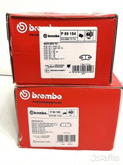 Комплект колодок Brembo на audi q7 4m 2015-23