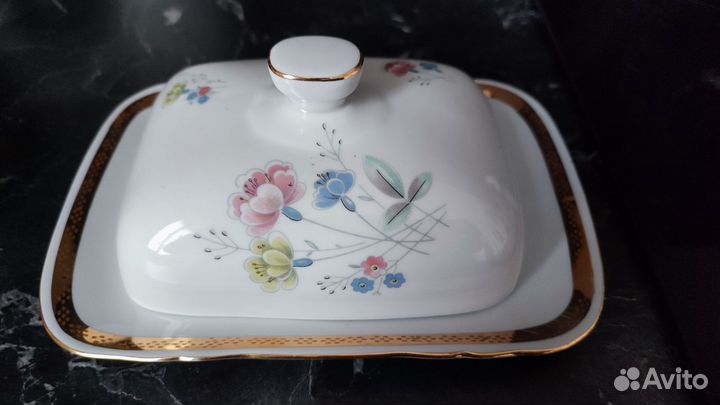 Масленка фарфор гдр