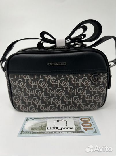 Сумка coach мужская на плечо