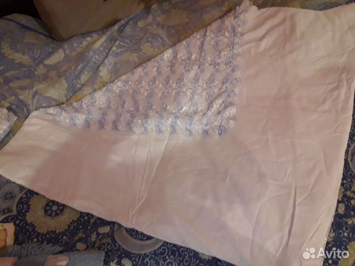 Конверт на выписку для мальчика+ одеяло вязанное