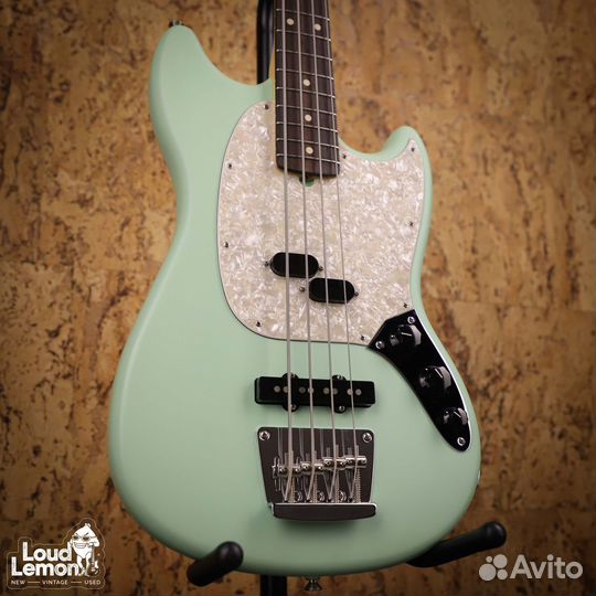 Fender Am Perf Mustang Bass Satin Surf Green 2019