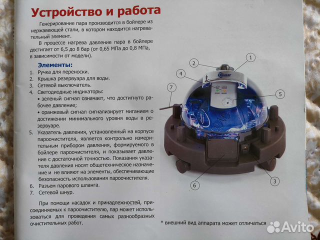 Пароочиститель Quazar