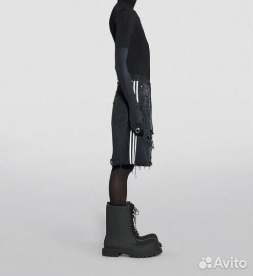 Шорты balenciaga adidas distressed type opium