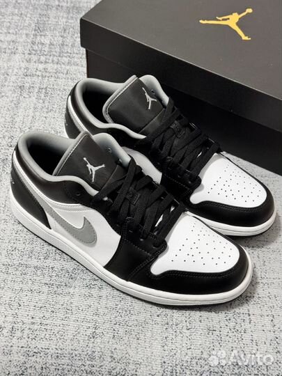 Nike Air Jordan 1 Low Black White Grey