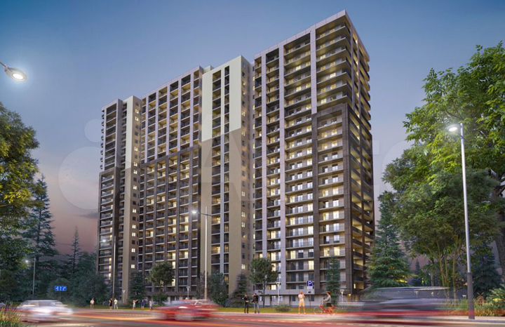 1-к. квартира, 42 м² (Грузия)