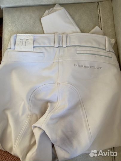 Бриджи для конного спорта белые