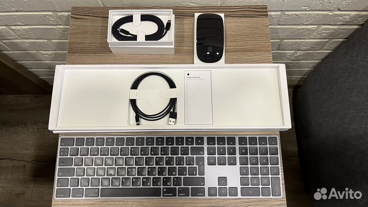 Клавиатура и мышь apple