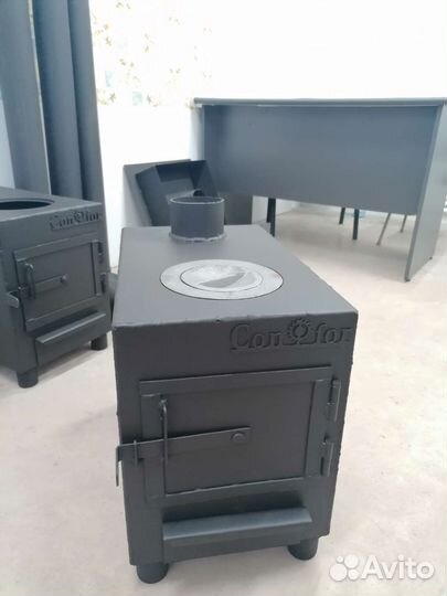 Печь буржуйка с конфоркой