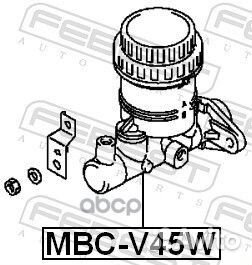 Цилиндр тормозной главный mbcv45W Febest