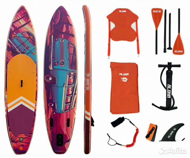 SUP доска каяк Aloha 11.6 футов, новые