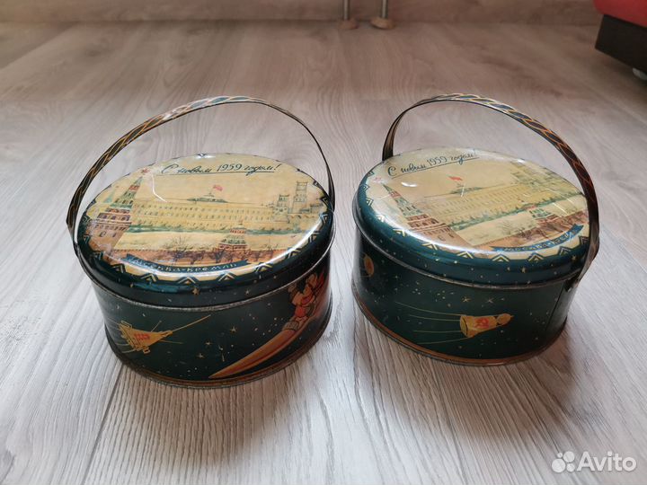 Коробка от новогоднего подарка 1959 года