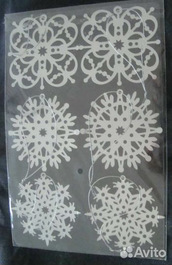 Акриловые снежинки IKEA yrsnö