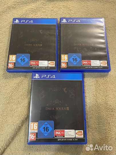 Dark souls trilogy ps4 диск