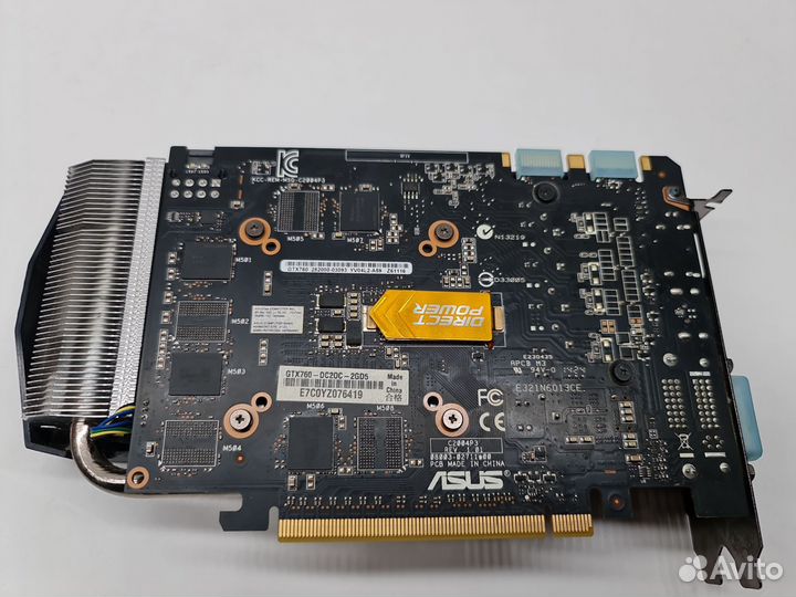 Видеокарта asus GeForce GTX 760 2Gb с Гарантией