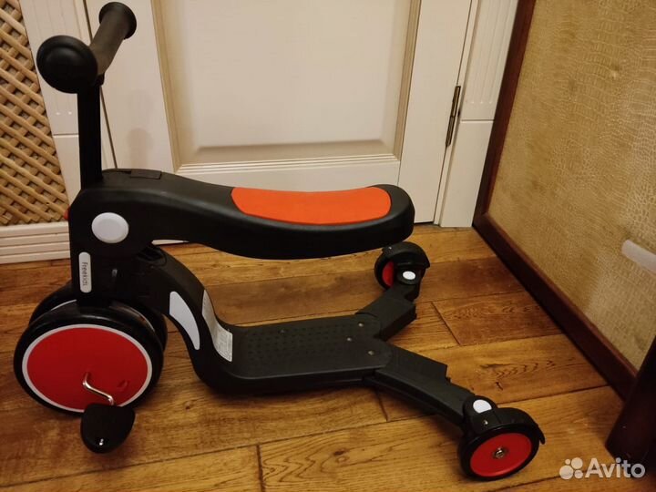 Самокат беговел велосипед 5 в 1 DGN5-1 с ручкой