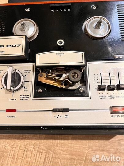 Катушечный магнитофон Яуза 207