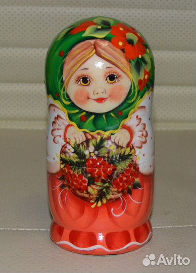 Матрёшка «Алина с рябиной», 5 кукольная, 11см люкс