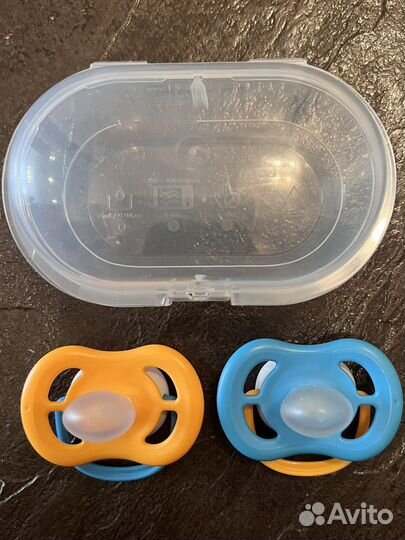 Пустышки avent 6-18 мес (2 шт.)