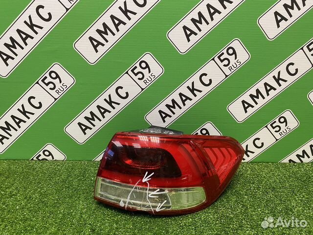 Фонарь задний правый наружный KIA sorento 3 led