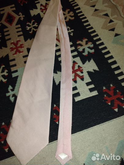 Галстук шёлковый, новый; цвет: пыльная роза