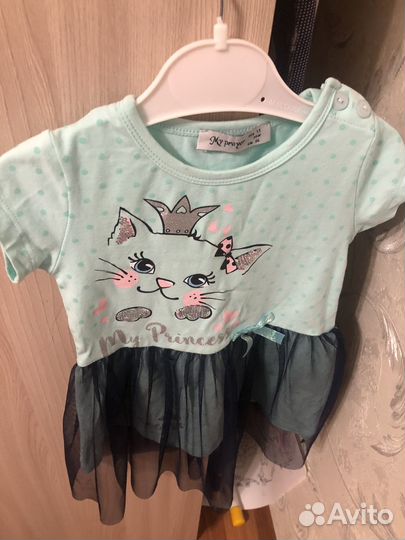 Платье для девочки 86