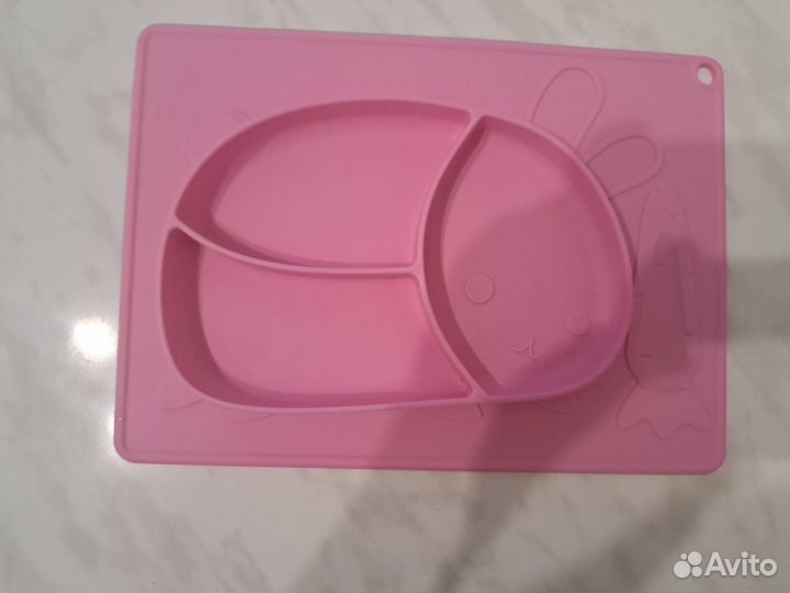 Силиконовая тарелка детская