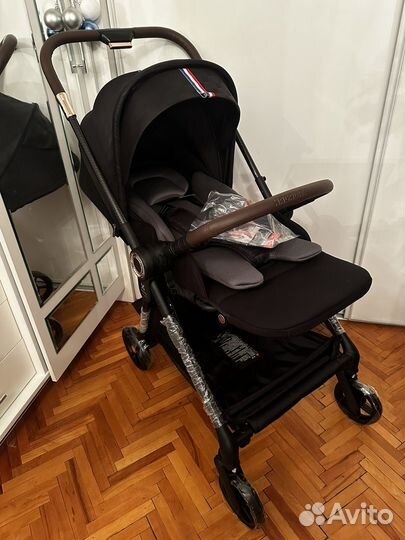 Детская Коляска Hagaday Carbon Black новая