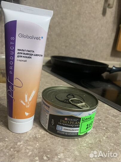 Корм для кошек и мальт-паста