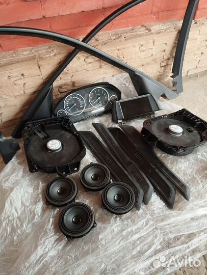 Бмв f30 акустика приборка монитор