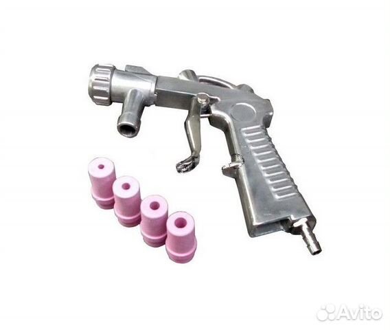 Пистолет пескоструйный Geko + 4 сопла керамич