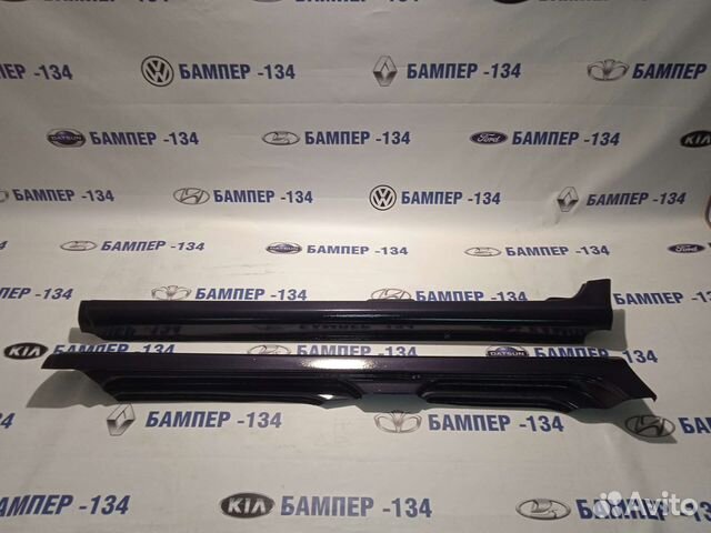 Накладки на пороги Лада Калина 1 Изабелла -515