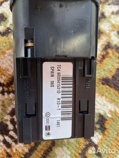 Блок переключения фар vw polo