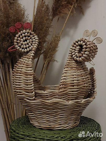 Курочки плетёные