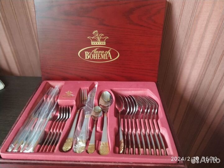 Набор столовых приборов новый