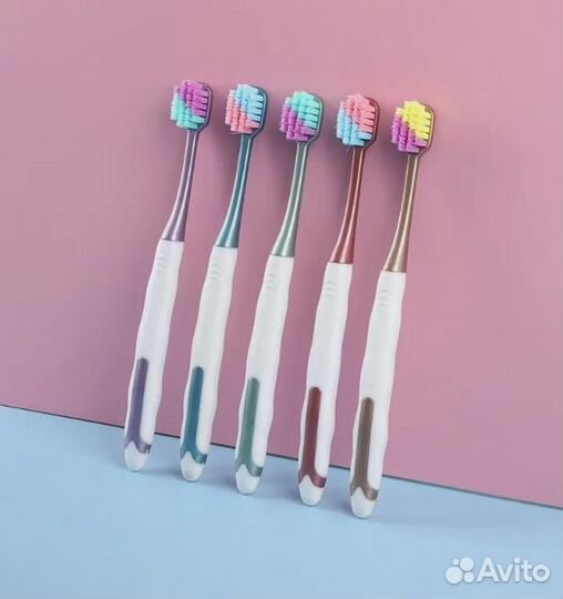 Мягкие зубные щетки 10000 щетинок Упаковка 5шт