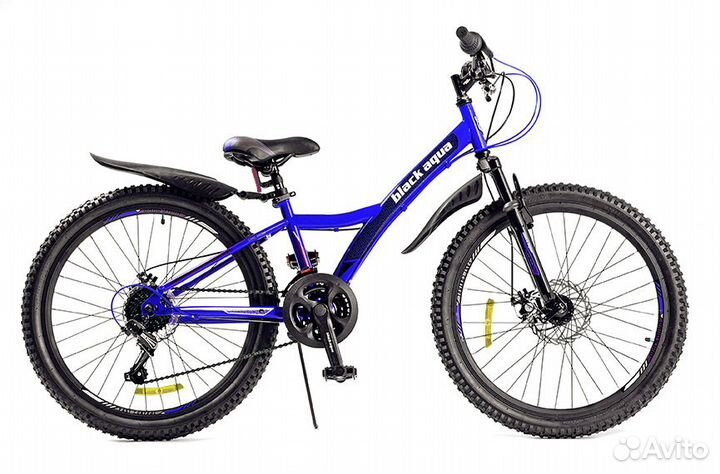 Велосипед black aqua Cross 1471 D 24