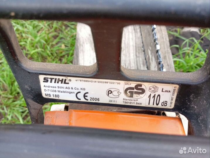 Бензопила stihl ms180