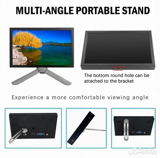 Сенсорный Монитор 7 дюймов с подставкой