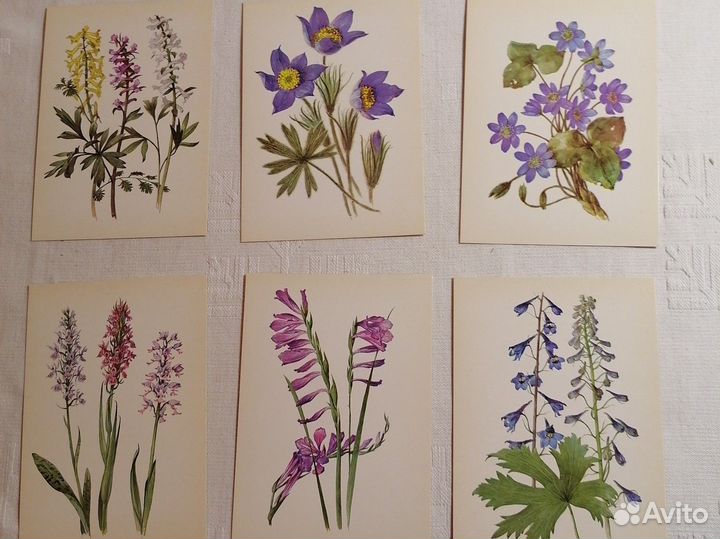 Набор винтажных открыток 