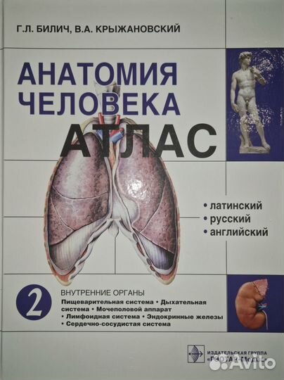 Атлас анатомии человека Билич