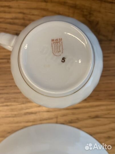 Сервиз чайный Рижский форфоровый завод RPR