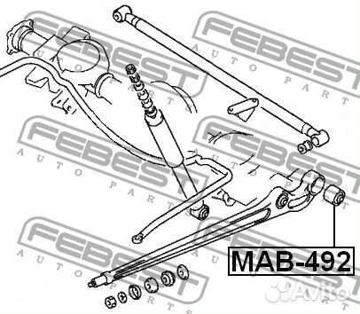 Сайлентблок febest mab492